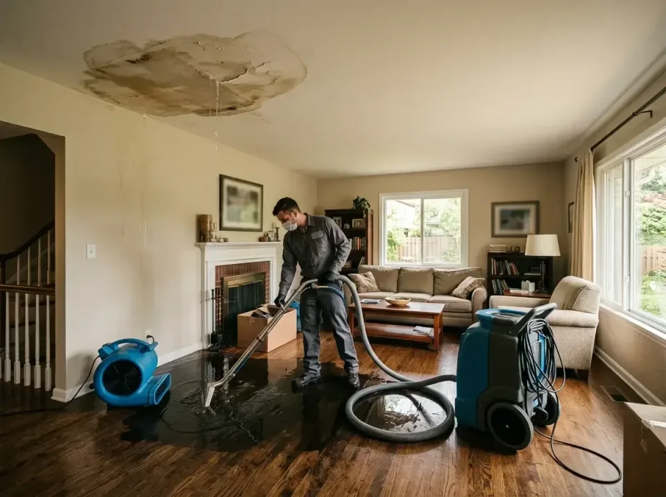 attic-pipe-burst-ceiling-drip-008 — frequently asked questions, Water Damage Restoration & Carpet Care in Belle Meade, TN